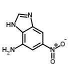 CAS 登录号：102169-82-4， 5-硝基-1H-苯并咪唑-7-胺