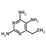 CAS 登录号：102170-34-3， 6-乙基-2,4,5-嘧啶三胺