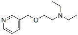 CAS#: 102206-54-2, N,N-Diethyl-2-(Pyridin-3-Ylmethoxy)Ethanamine