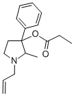 CAS#: 102280-71-7, 2-Methyl-3-Phenyl-1-Prop-2-Enylpyrrolidin-3-Ol Propanoate