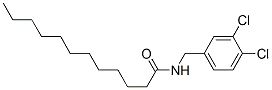 CAS 登录号：102366-72-3， N-[(3,4-二氯苯基)甲基]十二碳酰胺