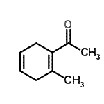CAS 登录号：102369-89-1， 1-(2-甲基-1,4-环己二烯-1-基)乙酮