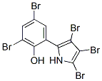 CAS 登录号：10245-81-5， 2,4-二溴-6-(3,4,5-三溴-1H-吡咯-2-基)苯酚