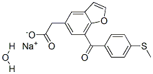 CAS#: 102488-97-1, Sodium 7-(P-(Methylthio)Benzoyl)-5-Benzofuranacetate Hydrate