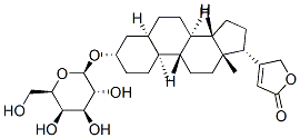 CAS 登录号：102492-19-3， 4-[(3S,5R,8R,9S,10S,13R,14S,17S)-10,13-二甲基-3-[(2R,3R,4S,5R,6R)-3,4,5-三羟基-6-(羟基甲基)四氢吡喃-2-基]氧基-2,3,4,5,6,7,8,9,11,12,14,15,16,17-十四氢-1H-环戊二烯并[a]菲-17-基]-5H-呋喃-2-酮