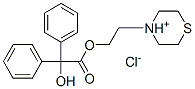 CAS 登录号:102516-84-7, 2-(1-硫杂-4-铵环己-4-基)乙基2-羟基-2,2-二苯基-乙酸酯氯化物