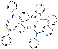CAS 登录号:102532-71-8, 二-(1,2-二(二苯基膦基)乙烯)铜(I)