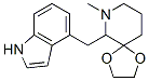 CAS#: 102535-14-8, 6-(1H-Indol-4-Ylmethyl)-7-Methyl-1,4-Dioxa-7-Azaspiro[4.5]Decane