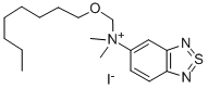 CAS#: 102571-37-9, 2,1,3-Benzothiadiazol-6-Yl-Dimethyl-(Octoxymethyl)Azanium Iodide