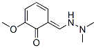CAS 登录号：102583-80-2， (6E)-6-[(2,2-二甲基肼基)亚甲基]-2-甲氧基环己-2,4-二烯-1-酮