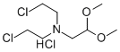 CAS#: 102585-25-1, (Bis(2-chloroethyl)amino)acetaldehyde dimethyl acetal hydrochloride