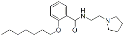 CAS#: 10261-48-0, 2-Heptoxy-N-(2-Pyrrolidin-1-Ylethyl)Benzamide
