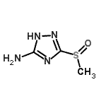 CAS#: 102728-85-8, 3-(Methylsulfinyl)-1H-1,2,4-Triazol-5-Amine