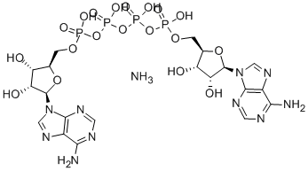 CAS 登录号:102783-36-8, P1,P4-二(腺苷-5')四磷酸酯铵盐