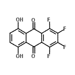 CAS#: 102822-05-9, 1,2,3,4-Tetrafluoro-5,8-Dihydroxy-9,10-Anthraquinone
