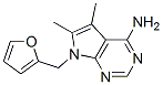 CAS#: 103026-12-6, 7-(Furan-2-Ylmethyl)-5,6-Dimethylpyrrolo[3,2-e]Pyrimidin-4-Amine