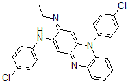 CAS 登录号:103051-26-9, N,5-二(4-氯苯基)-3-乙基亚胺吩嗪-2-胺