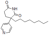 CAS#: 103284-48-6, 3-Octyl-3-Pyridin-4-Ylpiperidine-2,6-Dione