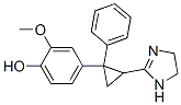 CAS#: 103419-20-1, 4-[2-(4,5-Dihydro-1H-Imidazol-2-Yl)-1-Phenylcyclopropyl]-2-Methoxyphenol