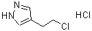 CAS#: 103433-17-6, 4-(2-Chloroethyl)-1H-Pyrazole Hydrochloride (1:1)