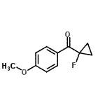 CAS#: 103543-85-7, (1-Fluorocyclopropyl)(4-Methoxyphenyl)Methanone