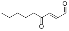 CAS 登录号：103560-62-9， (E)-4-氧代壬-2-烯醛