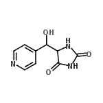 CAS 登录号：103752-63-2， 5-[羟基(4-吡啶基)甲基]-2,4-咪唑烷二酮