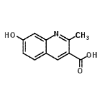 CAS 登录号：103853-86-7， 7-羟基-2-甲基-3-喹啉羧酸