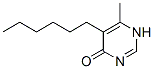 CAS 登录号：103980-65-0， 5-己基-6-甲基-1H-嘧啶-4-酮