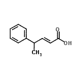 CAS 登录号：103986-66-9， (2E)-4-苯基-2-戊烯酸
