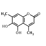CAS 登录号：103989-73-7， 5,6-二羟基-4,7-二甲基-2H-苯并吡喃-2-酮