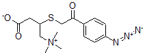 CAS#: 104061-09-8, 3-[2-(4-Azidophenyl)-2-Oxoethyl]Sulfanyl-4-Trimethylazaniumylbutanoate