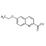 CAS 登录号：104116-70-3， 6-乙氧基-2-喹啉羧酸