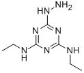 CAS 登录号：10421-98-4， N,N'-二乙基-6-肼基-[1,3,5]三嗪-2,4-二胺