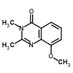 CAS#: 104296-30-2, 8-Methoxy-2,3-Dimethyl-4(3H)-Quinazolinone