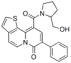 CAS 登录号：104604-59-3， 2-(羟基甲基)-1-((7-氧代-8-苯基-7H-噻吩并(2,3-a)喹嗪-10-基)羰基)吡咯烷