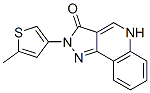 CAS 登录号：104679-67-6， 2-(5-甲基噻吩-3-基)-1H-吡唑并[4,5-c]喹啉-3-酮