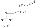 CAS#: 104691-51-2, 4-Imidazo[1,2-a]pyrimidin-2-yl-benzonitrile