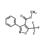 CAS 登录号：104721-33-7， 甲基3-苯基-5-(三氟甲基)-1,2-恶唑-4-羧酸酯