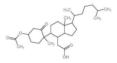 CAS 登录号：10473-42-4， 3beta-乙酰氧基-5-氧代-5,6-开链胆烷-6-酸