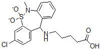 CAS 登录号：104732-22-1， 噻奈普汀Mc(5)