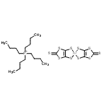 CAS 登录号：105029-70-7， 四丁基鏻二[4,5-二(硫基-kappas)-1,3-二硫杂环戊烯-2-噻吩基酮(2-)]镍酸盐(1-)
