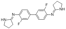 CAS 登录号：105102-20-3， N4,N4'-二(3,4-二氢-2H-吡咯-5-基)-3,3'-二氟-[1,1'-联苯]-4,4'-二胺