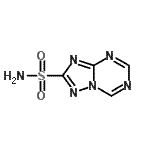 CAS 登录号：105216-69-1， [1,2,4]三唑并[1,5-a][1,3,5]三嗪-2-磺酰胺