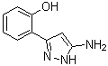 CAS 登录号：10523-64-5， 2-(5-氨基-1H-吡唑-3-基)苯酚