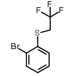 CAS 登录号：105230-43-1， 1-溴-2-[(2,2,2-三氟乙基)硫基]苯