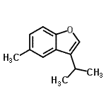 CAS 登录号：105540-41-8， 3-异丙基-5-甲基-1-苯并呋喃
