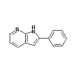 CAS 登录号：10586-52-4， 2-苯基-1H-吡咯并[2,3-b]吡啶