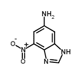 CAS 登录号：10597-50-9， 4-硝基-1H-苯并咪唑-6-胺