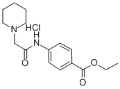 CAS#: 106360-45-6, 4-(2-Piperidinoacetamido)Benzoic Acid Ethyl Ester Hydrochloride